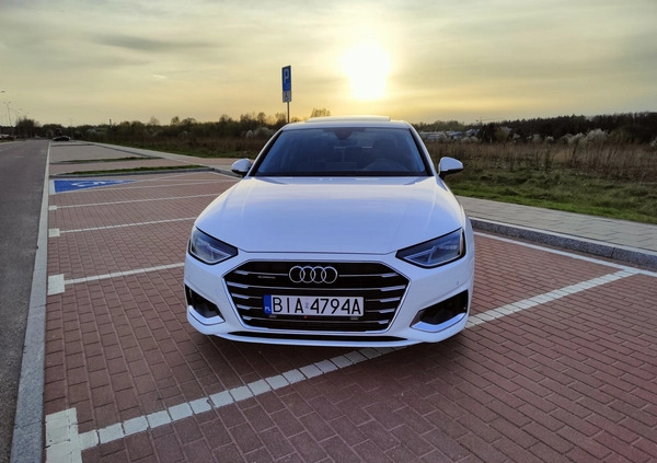 Audi A4 cena 127500 przebieg: 34500, rok produkcji 2021 z Białystok małe 92